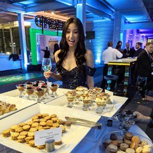 Aidan Mattox Sequin Grecian Gown